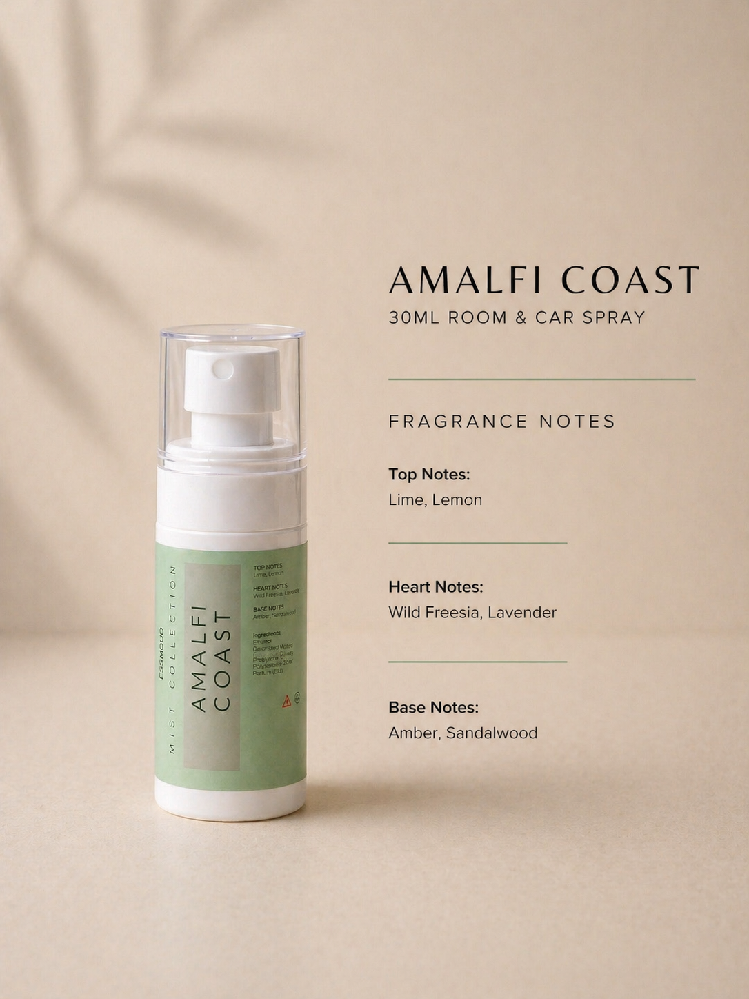 Amalfi Coast Room/car fragrance spray 30ml